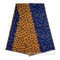 100% Polyester Ankara 6 yard Cetakan kain lilin